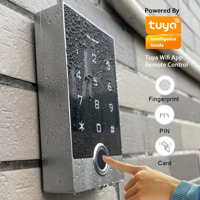 Metalowy terminal kontroli dostępu do drzwi TUYA Odcisk palca RFID Tuya Smart Lock