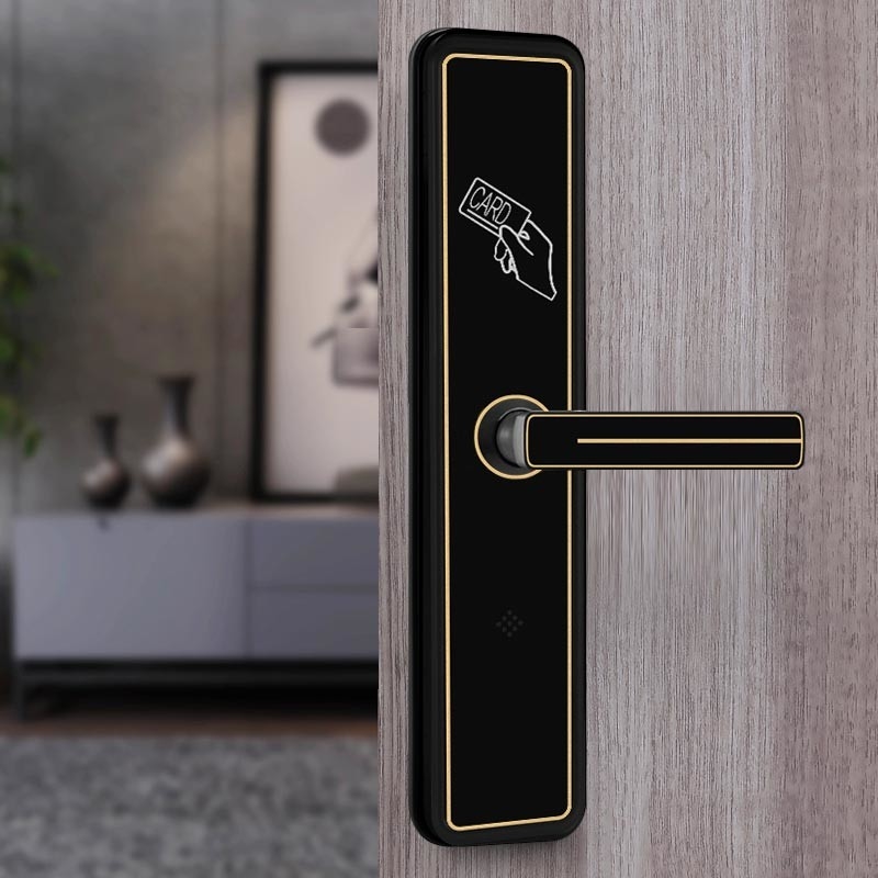 Hotel Smart RFID Card Swipe Door Lock System T5557 / M1 Card Key Lock System