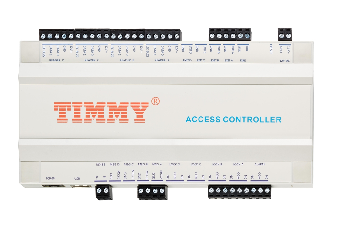Wiegand RS485 USB TCP IP 4 Kontroler dostępu do drzwi System kontroli dostępu z bezpłatnym SDK