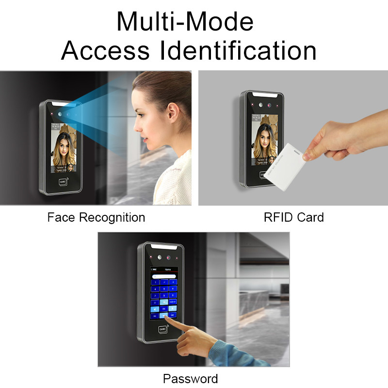 Chmura kart ID/IC Biometryczny kod QR Rozpoznawanie twarzy Kontrola dostępu do drzwi