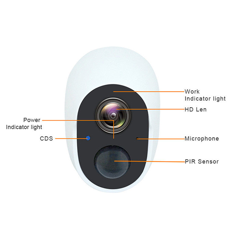 Bezprzewodowa kamera bezpieczeństwa Ip HD 1080p Dwukierunkowy dźwięk z aplikacją mobilną