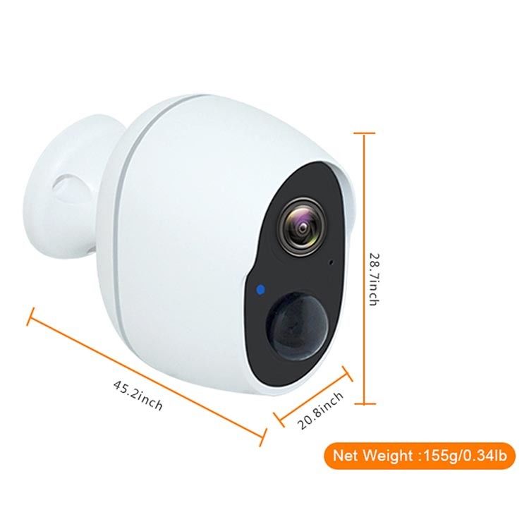 Zewnętrzna domowa bezprzewodowa kamera 1080P 10m PIR Mini WiFi