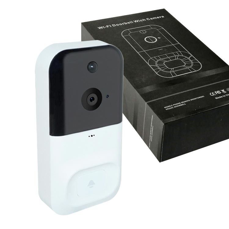 Bezprzewodowa kamera dzwonkowa do drzwi White Home Smart 5 V 2,5 mm