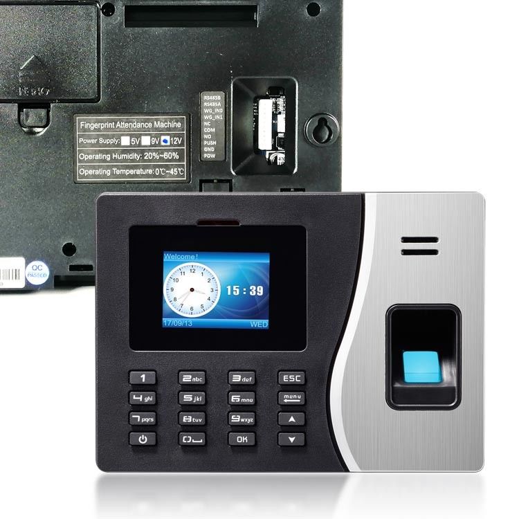 Hasło karty 9V LCD System kontroli czasu odcisków palców