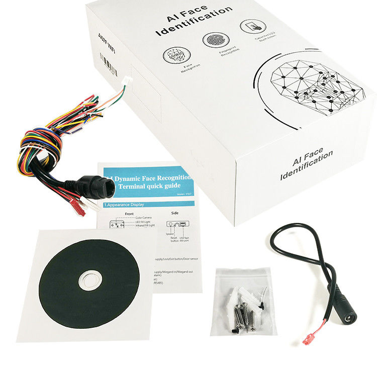 Bezdotykowy 5-calowy system kontroli dostępu do rozpoznawania twarzy Czytnik kart RFID