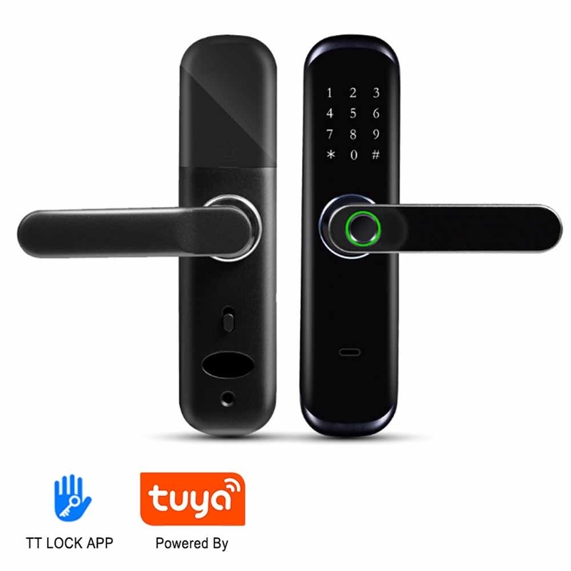 Biometryczna klawiatura odcisków palców Keyless Door Lock Smart Home Tuya APP Wifi