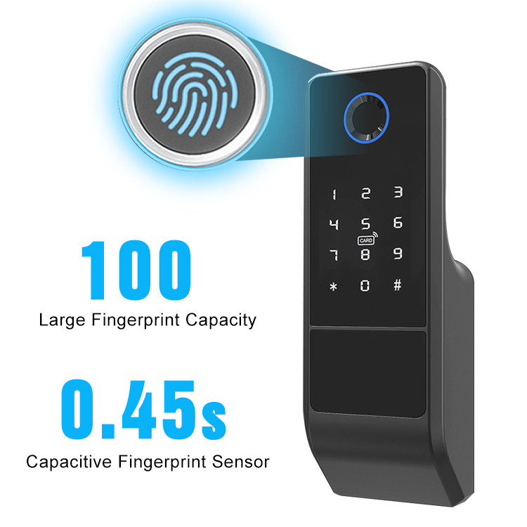 Cyfrowa aplikacja Wifi Biometryczny zamek odcisków palców Inteligentny dwustronny