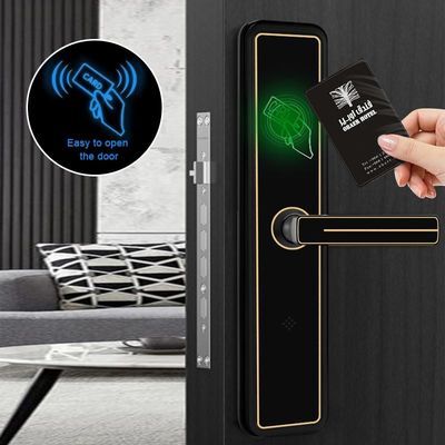 Smart Swipe RFID Card Door Lock Hotel Room Locks Stop aluminium dla hotelu