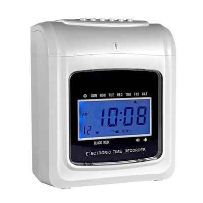 Wyświetlacz LCD Cyfrowy rejestrator czasu Rejestrator czasu biurowego Maszyna do dziurkowania kart