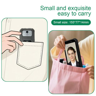 Przenośna zewnętrzna maszyna 4G z systemem Android do rozpoznawania twarzy do rejestracji czasu pracy pracowników