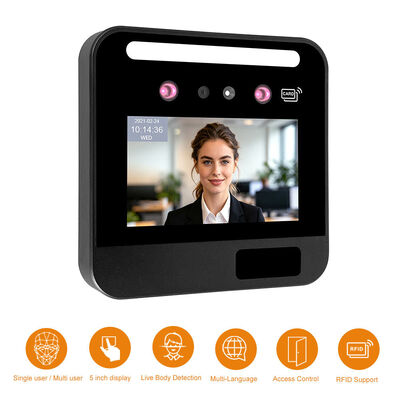 AI-based Smart RFID Card Time Attendance Face Access Control Machine z modułem WiFi/4G