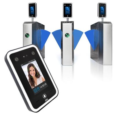 System kontroli dostępu do rozpoznawania twarzy RoHS z ekranem dotykowym 4,3 cala