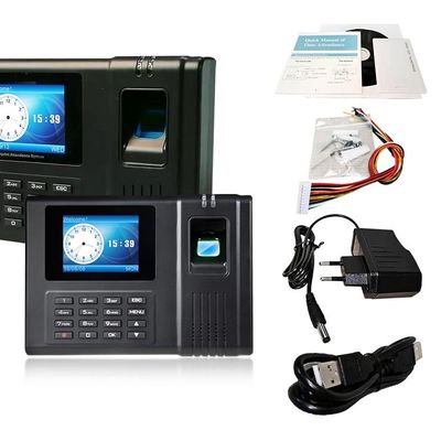 Network Stempel 2.8-calowy rejestrator obecności linii papilarnych
