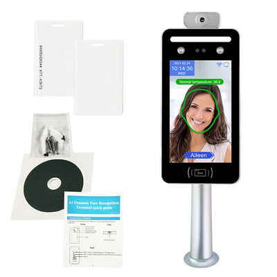 0.5M Czas rozpoznawania twarzy Terminal pomiaru temperatury termicznej