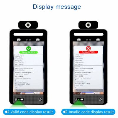 Italia Health Certificate Code System rozpoznawania twarzy System temperatury UE Digital Scaricare Green Pass Scanner