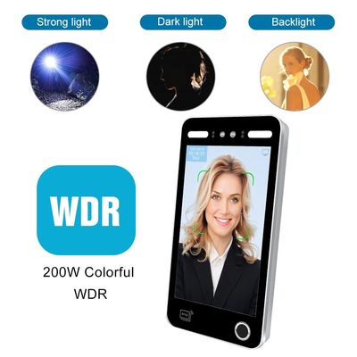 Biometryczny system kontroli dostępu do rozpoznawania twarzy AI na obecność linii papilarnych