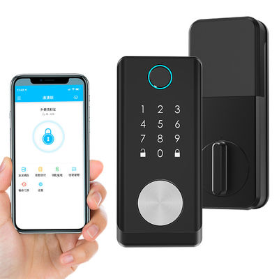 Biometryczny zamek do drzwi z czytnikiem linii papilarnych Czujnik pojemnościowy Smart Keyless BLE APP Lock