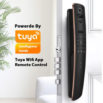 3D Face Digital Tuya Smart Lock RFID Kontrola dostępu do linii papilarnych Stop aluminium